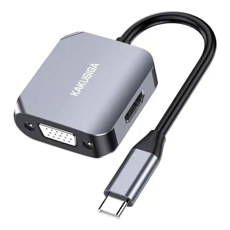 USB HUB Kakusiga KSC-960 Type C to HDMI/VGA