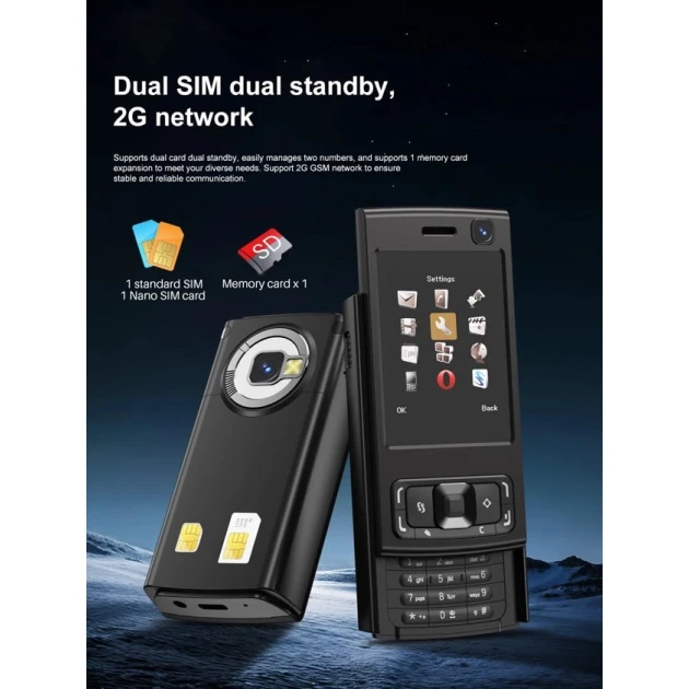 Мобильный телефон Servo N95 Pro Black Мобильный телефон Servo N95 Pro Black