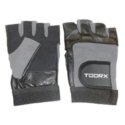 Fitnes üçün əlcəklər Toorx AHF-033, ölçü L, boz/qara