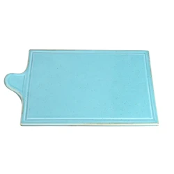 Сервировочная доска Porland Seasons 04ALM001689, фарфор, голубой, 30x18 см Сервировочная доска Porland Seasons 04ALM001689, фарфор, голубой, 30x18 см