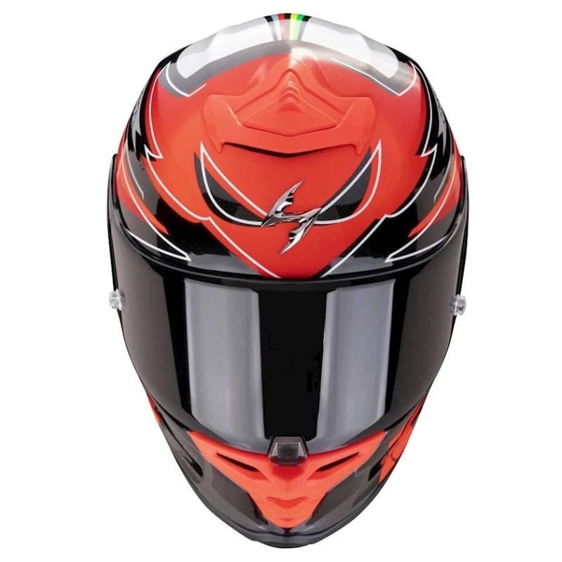 Мотошлем Scorpion Exo-R1 Evo Air Alvaro, черный/красный, размер L