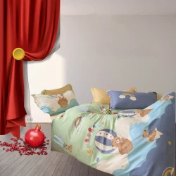 Uşaqlar üçün yataq dəsti Narlı 000946, birnəfərlik, pambıq, rəngbərəng, yorğan üzü 160x220 sm, mələfə 160x240 sm, yastıq üzü 50x70 sm/1 əd Uşaqlar üçün yataq dəsti Narlı 000946, birnəfərlik, pambıq, rəngbərəng, yorğan üzü 160x220 sm, mələfə 160x240 sm, yastıq üzü 50x70 sm/1 əd