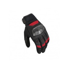 Motosikl əlcəkləri Macna Rime 130, XL ölçü, qara/qırmızı