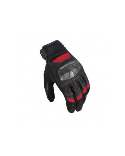 Motosikl əlcəkləri Macna Rime 130, XL ölçü, qara/qırmızı