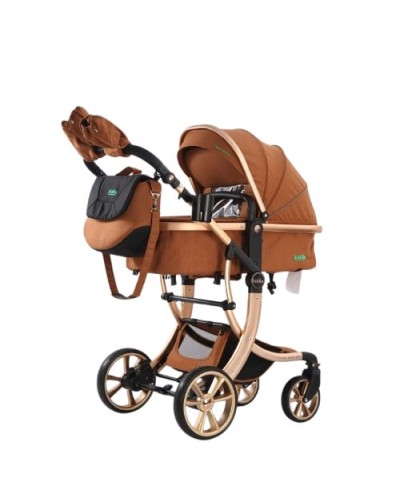 Uşaq arabası Kidilo, 20 kq qədər, qəhvəyi - Kidilo G600 Brown