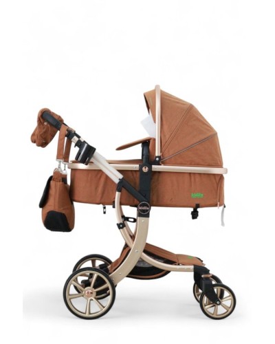 Uşaq arabası Kidilo, 20 kq qədər, qəhvəyi - Kidilo G600 Brown