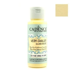 Şüşə üçün mat boya Cadence Very Chalky CG1336 Vanilla Yellow 59 ml