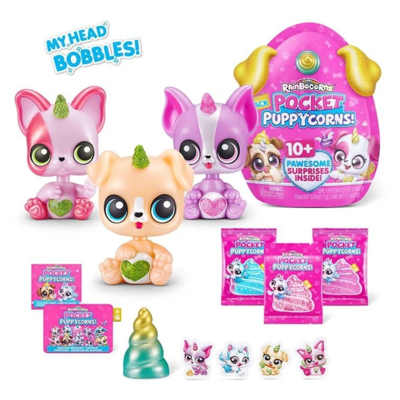 Фигурка-сюрприз Zuru Rainbocorns Pocket Puppycorns, товар в ассортименте Фигурка-сюрприз Zuru Rainbocorns Pocket Puppycorns, товар в ассортименте