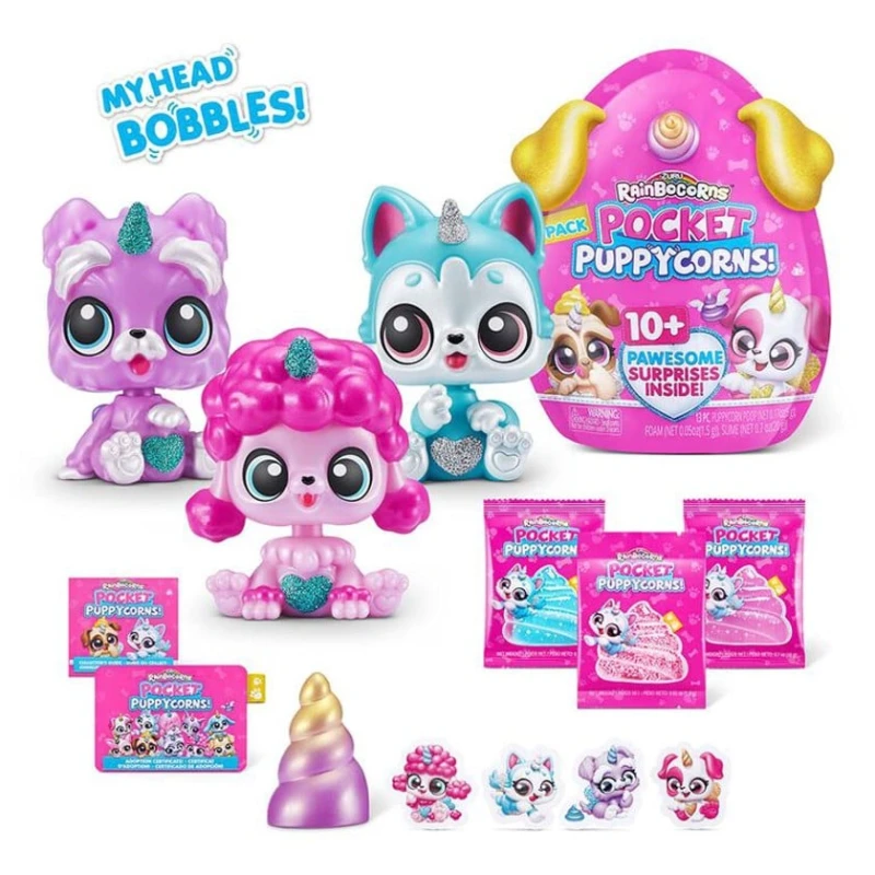 Фигурка-сюрприз Zuru Rainbocorns Pocket Puppycorns, товар в ассортименте Фигурка-сюрприз Zuru Rainbocorns Pocket Puppycorns, товар в ассортименте