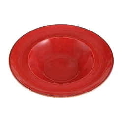 Тарелка глубокая Porland Seasons, фарфор, красная, 30 см