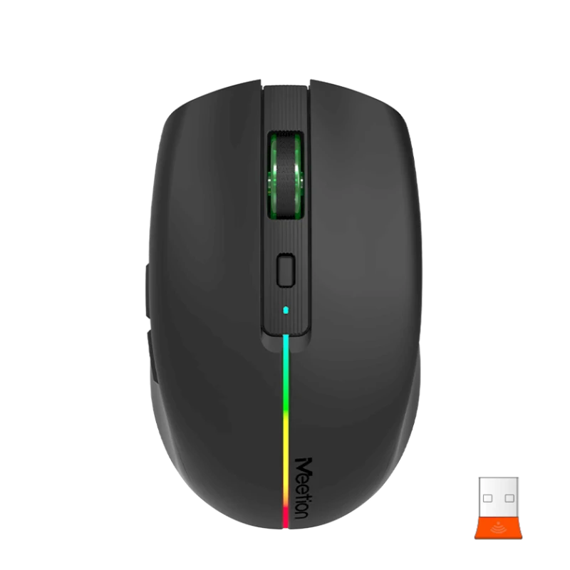 Мышь Meetion BTM002 BT+Wireless, Black