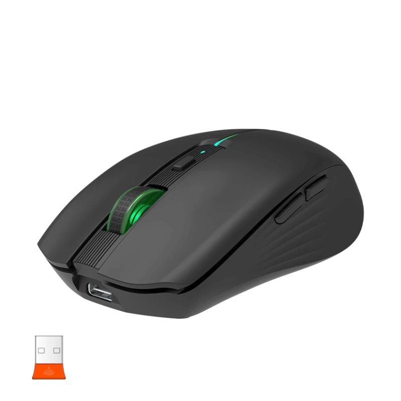 Мышь Meetion BTM002 BT+Wireless, Black