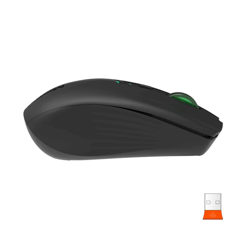 Мышь Meetion BTM002 BT+Wireless, Black