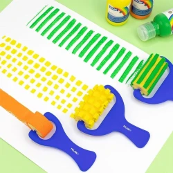 Валик-губка для рисования Milan, короткая синяя пластиковая ручка, 25 мм, 37 мм, 135 мм - FRC-0413110 Валик-губка для рисования Milan, короткая синяя пластиковая ручка, 25 мм, 37 мм, 135 мм - FRC-0413110