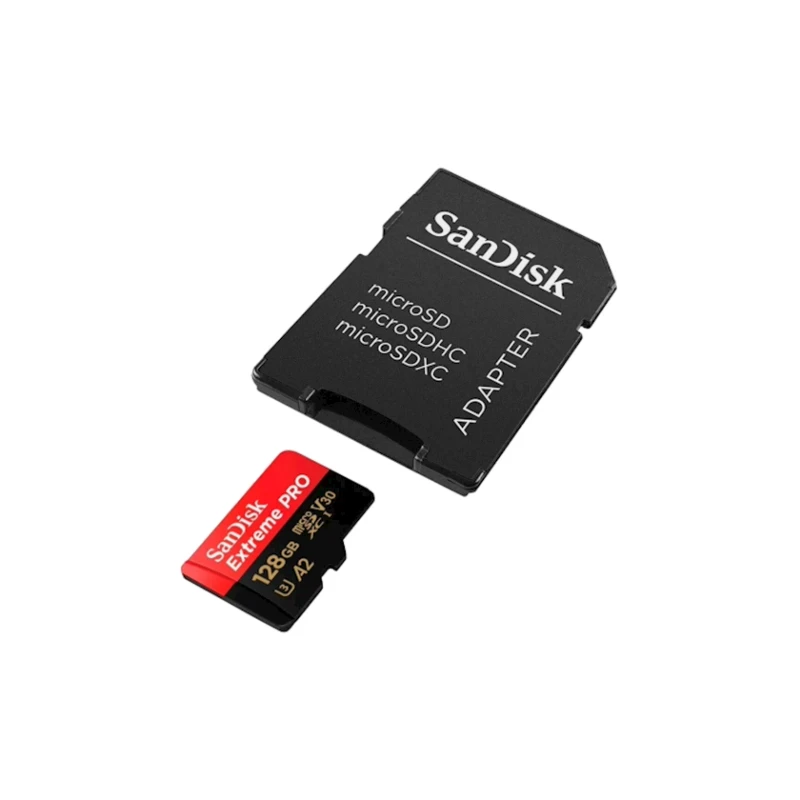 Карта памяти SanDisk Extreme PRO V30 A2 microSDXC UHS-I U3 128GB Карта памяти SanDisk Extreme PRO V30 A2 microSDXC UHS-I U3 128GB