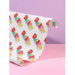 Упаковочная бумага Miniso Fruity Fairy Wrapping Paper Logo, 70х100 см