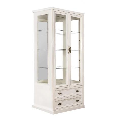 Сервант Natali 2, дерево, белый, 100x50x223 см Сервант Natali 2, дерево, белый, 100x50x223 см