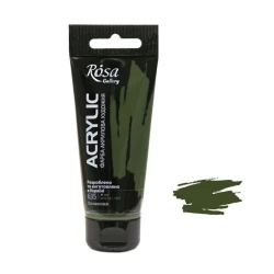 Акриловая краска художественная Rosa Gallery 635, оливковый, 60 мл