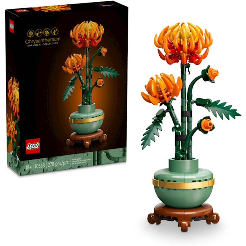 Конструктор LEGO Icons Chrysanthemum 10368, 18+ лет, 278 элементов