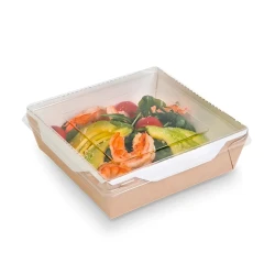 Salat üçün birdəfəlik konteynerlər Loyal-3241956894, 300 əd, qəhvəyi