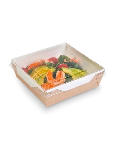Salat üçün birdəfəlik konteynerlər Loyal-3241956894, 300 əd, qəhvəyi