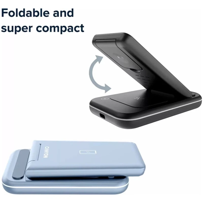 Беспроводное зарядное устройство Canyon WS-304 3in1 Cosmic Latte (CNS-WCS304CL) Беспроводное зарядное устройство Canyon WS-304 3in1 Cosmic Latte (CNS-WCS304CL)