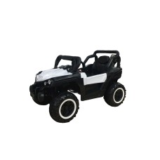Uşaq elektrik avtomobili Buggy A808, qara/ağ