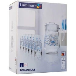 Набор Luminarc Romantique N3217, графин 1600 мл, 6 стаканов 270 мл