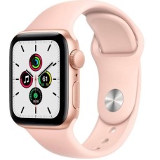 Smart-saat Apple Watch SE GPS 40mm Gold Aluminum Case with Pink Sand Sport Band (MYDN2LL/A)