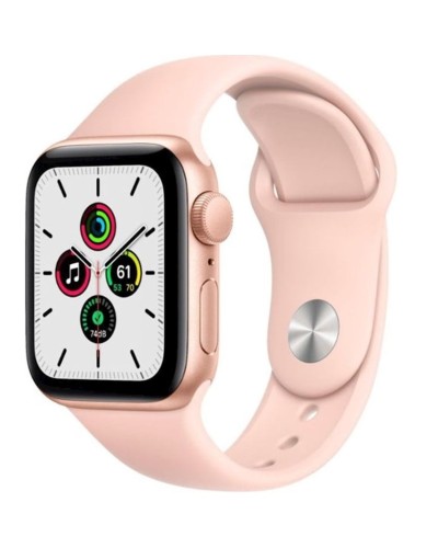 Smart-saat Apple Watch SE GPS 40mm Gold Aluminum Case with Pink Sand Sport Band (MYDN2LL/A)