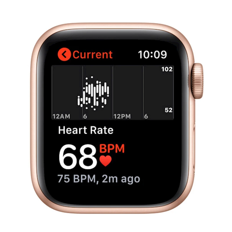 Smart-saat Apple Watch SE GPS 40mm Gold Aluminum Case with Pink Sand Sport Band (MYDN2LL/A)