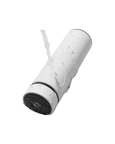 Ağıllı temperatur göstəricisi olan termal fincan TM-004, 400 ml, ağ