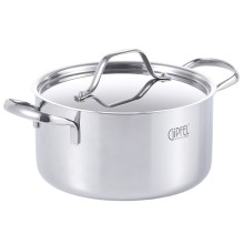Qazan Gipfel Galaxy, 20 sm, 3.2 l, paslanmayan polad, gümüşü