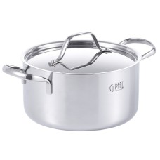 Qazan Gipfel Galaxy, 20 sm, 3.2 l, paslanmayan polad, gümüşü