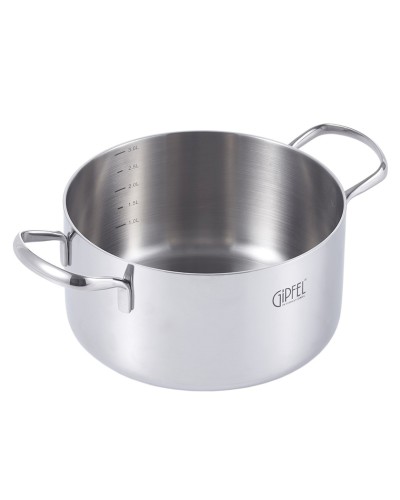 Qazan Gipfel Galaxy, 20 sm, 3.2 l, paslanmayan polad, gümüşü