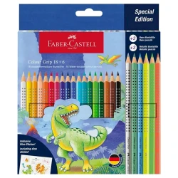 Набор карандашей Faber-Castell Color Grip T-Rex 201546, 24 шт