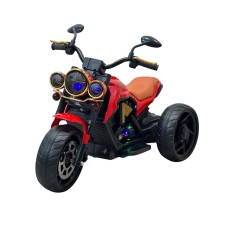 Uşaq elektrik motosikli MT2388QRM, 2+ yaş, qara/qırmızı