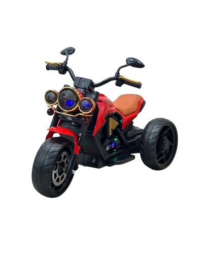 Uşaq elektrik motosikli MT2388QRM, 2+ yaş, qara/qırmızı