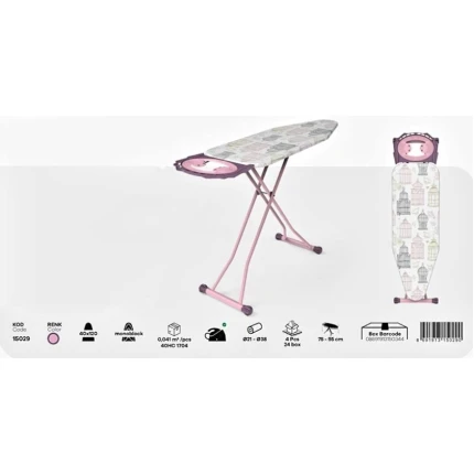 Гладильная доска Perilla Valentina, 110x36 см, разноцветная