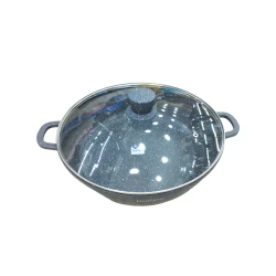 Tava Natura HomeStore_NB36, 36 sm, yapışmayan örtük ilə, iki qulplu, boz