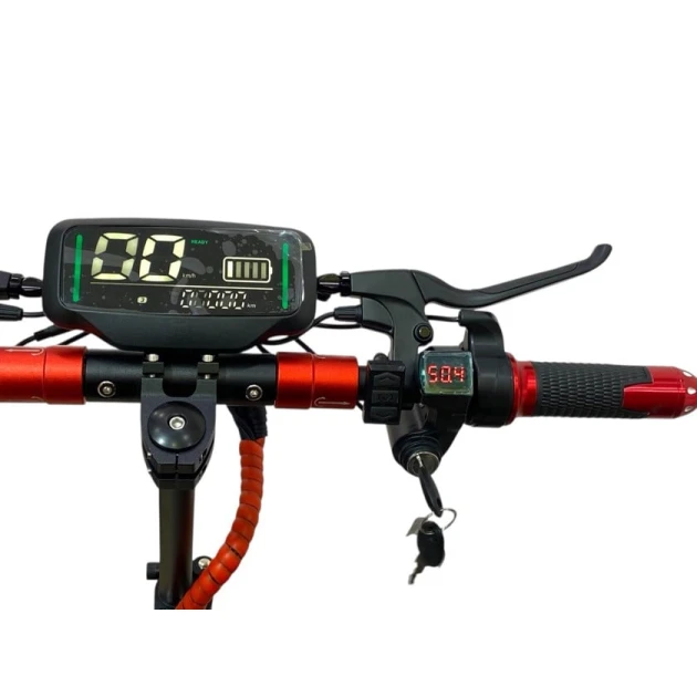 Elektrik skuter V18 M6785, qara/qırmızı