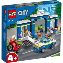Конструктор LEGO City Police Station Chase 60370, 4+ лет, 172 элементов