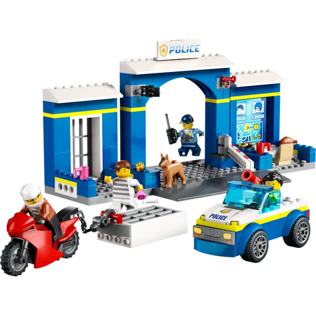 Конструктор LEGO City Police Station Chase 60370, 4+ лет, 172 элементов