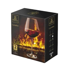 Набор бокалов для вина Wilmax Ilona WL‑888055/2C, 880 мл, хрусталь, прозрачный, 2 шт Набор бокалов для вина Wilmax Ilona WL‑888055/2C, 880 мл, хрусталь, прозрачный, 2 шт