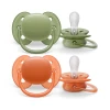 Набор пустышек Philips AVENT Ultra Soft SCF093/01, 18+ мес, 2 шт