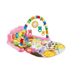 Музыкальный игровой коврик UM001000619, 77х60х38 см, розовый Музыкальный игровой коврик UM001000619, 77х60х38 см, розовый