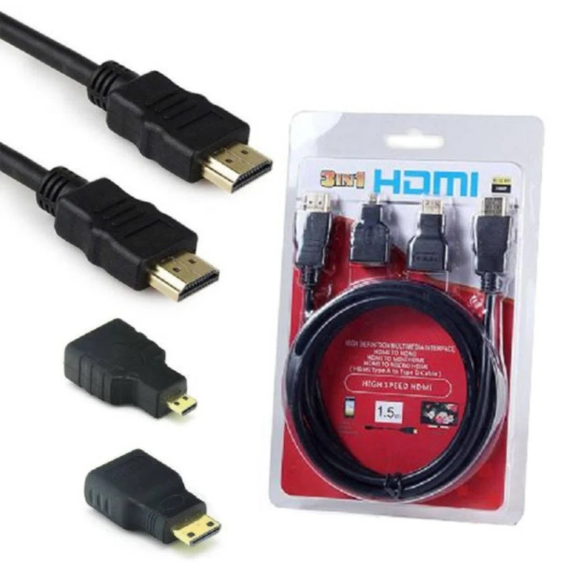 Ötürücü HDMI 3 in 1 (Micro/Mini)