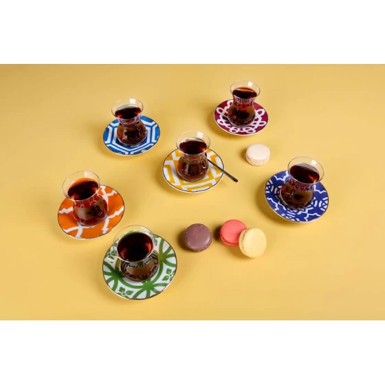 Набор чайный Porland Morocco 04AP021591, 100 мл, 12 предметов