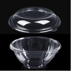 Salat üçün birdəfəlik qab dəsti Loyal 8649453416, polietilen tereftalat/polipropilen, şəffaf, 18.2-17.5x8.3+3.2 sm, 1000 ml, 1000 əd