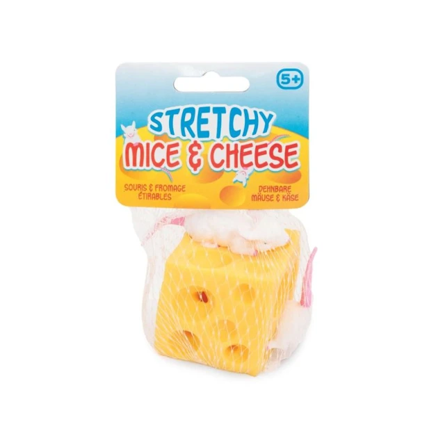 Игрушка-антистресс One for Fun Stretchy Mice And Cheese, 5+ лет
